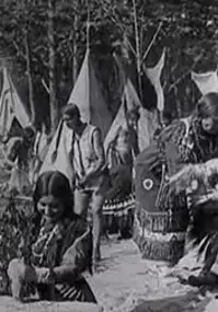 Plakat filmu White Fawn's Devotion: A Play Acted by a Tribe of Red Indians in America