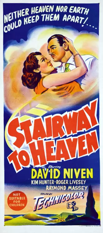 plakat filmu Sprawa życia i śmierci