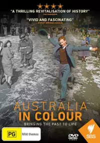 Plakat serialu Historia Australii w kolorze