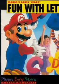 Plakat gry Mario's Early Years! Fun with Letters
