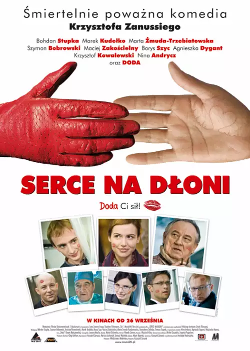 plakat filmu Serce na dłoni