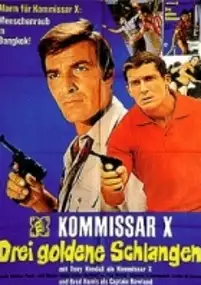 Plakat filmu Kommissar X - Drei goldene Schlangen