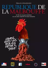 Plakat filmu République de la malbouffe