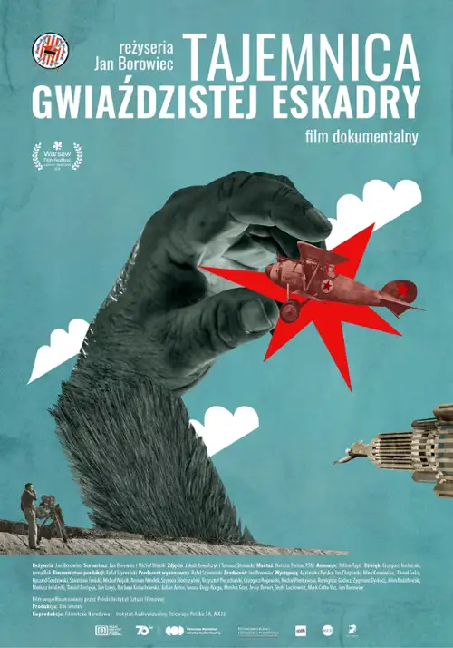 plakat filmu Tajemnica Gwiaździstej Eskadry
