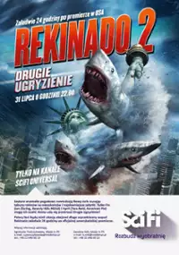 Plakat filmu Rekinado 2: Drugie ugryzienie