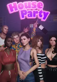Plakat gry House Party