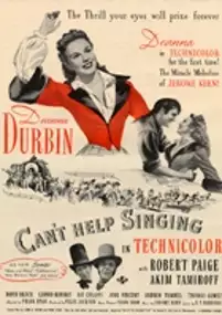 Plakat filmu Can't Help Singing
