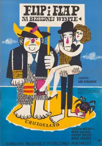 Plakat filmu Flip i Flap na bezludnej wyspie