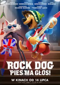 Plakat filmu Rock Dog. Pies ma głos!