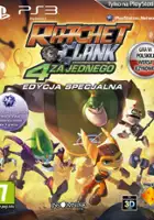 plakat gry Ratchet & Clank: 4 za Jednego