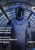 plakat filmu NASA i SpaceX - kosmiczna przyszłość