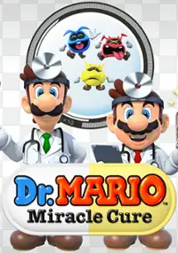 Plakat gry Dr. Mario Gyakuten! Tokkōyaku &amp; Saikin Bokumetsu