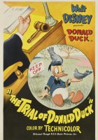 plakat filmu Proces Kaczora Donalda