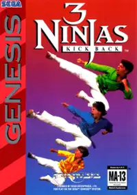 Plakat gry 3 Ninjas Kick Back