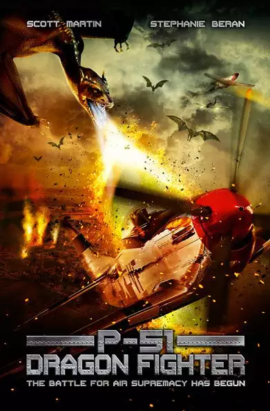 plakat filmu P-51 Dragon Fighter