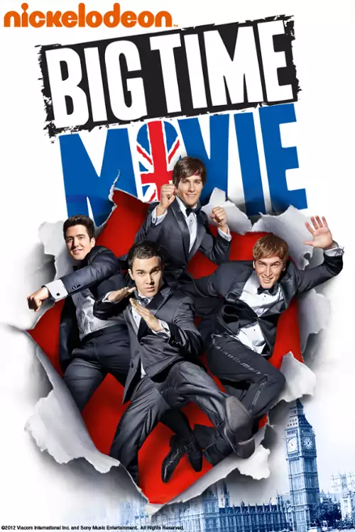 plakat filmu Big Time Rush w akcji
