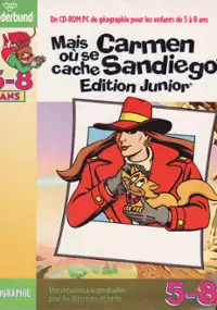 Plakat gry Carmen Sandiego: Junior Detective Edition
