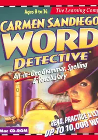 Plakat gry Carmen Sandiego Word Detective