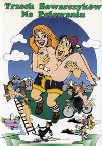 Plakat filmu Trzech Bawarczyków na polowaniu