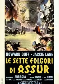 Plakat filmu Le Sette folgori di Assur