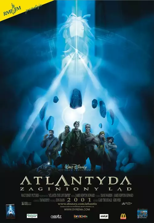 plakat filmu Atlantyda - zaginiony ląd