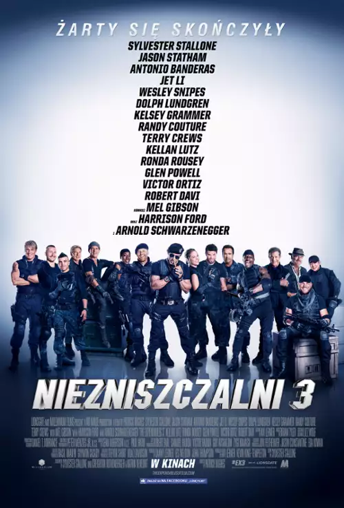 plakat filmu Niezniszczalni 3