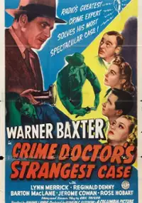 Plakat filmu The Crime Doctor's Strangest Case