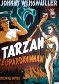 Plakat filmu Tarzan i kobieta lampart