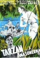 plakat filmu Tarzan i Amazonki