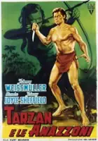 plakat filmu Tarzan i Amazonki