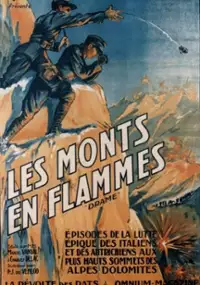 Plakat filmu Les monts en flammes