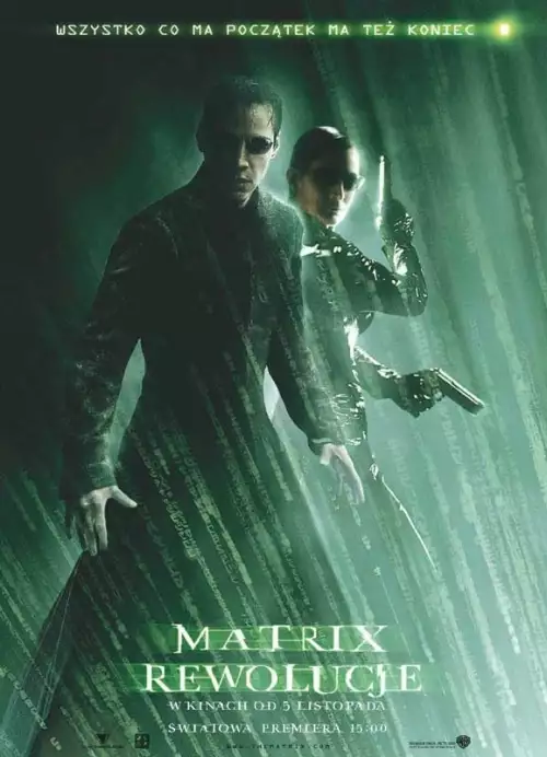 plakat filmu Matrix Rewolucje