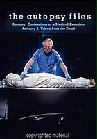 plakat filmu Sekcja zwłok: wyznania lekarza sądowego