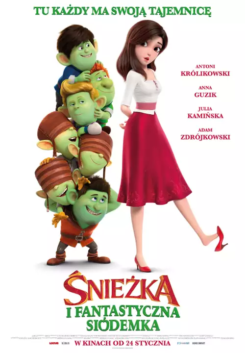 plakat filmu Śnieżka i Fantastyczna Siódemka