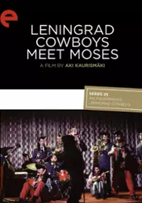 Plakat filmu Leningrad Cowboys spotykają Mojżesza