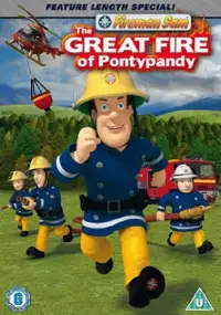 Plakat filmu Strażak Sam i wielki pożar w Pontypandy