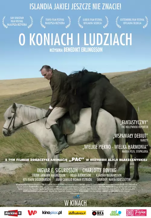 plakat filmu O koniach i ludziach