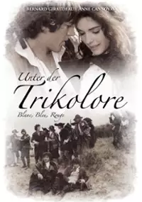 Plakat serialu Białe, niebieskie, czerwone