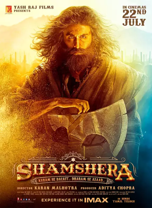 plakat filmu Shamshera
