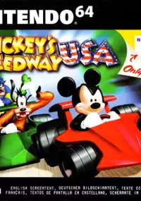 Plakat gry Mickey&#39;s Speedway USA