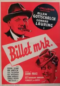 Plakat filmu Billet mrk.