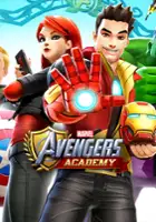 plakat gry Marvel Avengers Academy