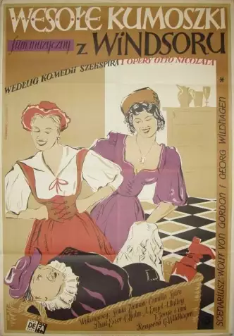 plakat filmu Wesołe kumoszki z Windsoru