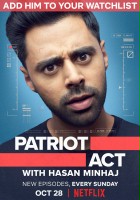 plakat filmu Być patriotą - zaprasza Hasan Minhaj