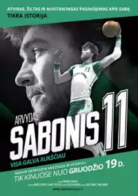 Plakat filmu Arvydas Sabonis. 11