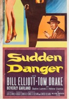 plakat filmu Sudden Danger