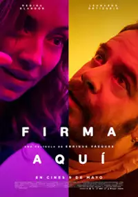 Plakat filmu Firma aquí