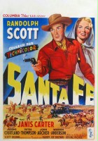 plakat filmu Santa Fe
