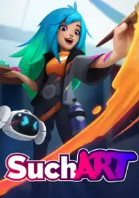 Plakat gry SuchArt: Genius Artist Simulator