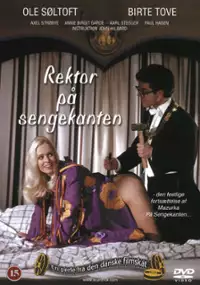 Plakat filmu Rektor på sengekanten